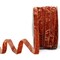 3/8 Inch Terracotta Crushed Velvet Ribbon Thin Cinnamon Vintage Fall Ribbon for Thanksgiving Halloween Flower Bouquet Gift Wrapping Wedding Invitations Crafts Christmas Decorations 25 Yards